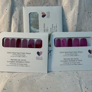 Color Street Nail Polish Strips Trio